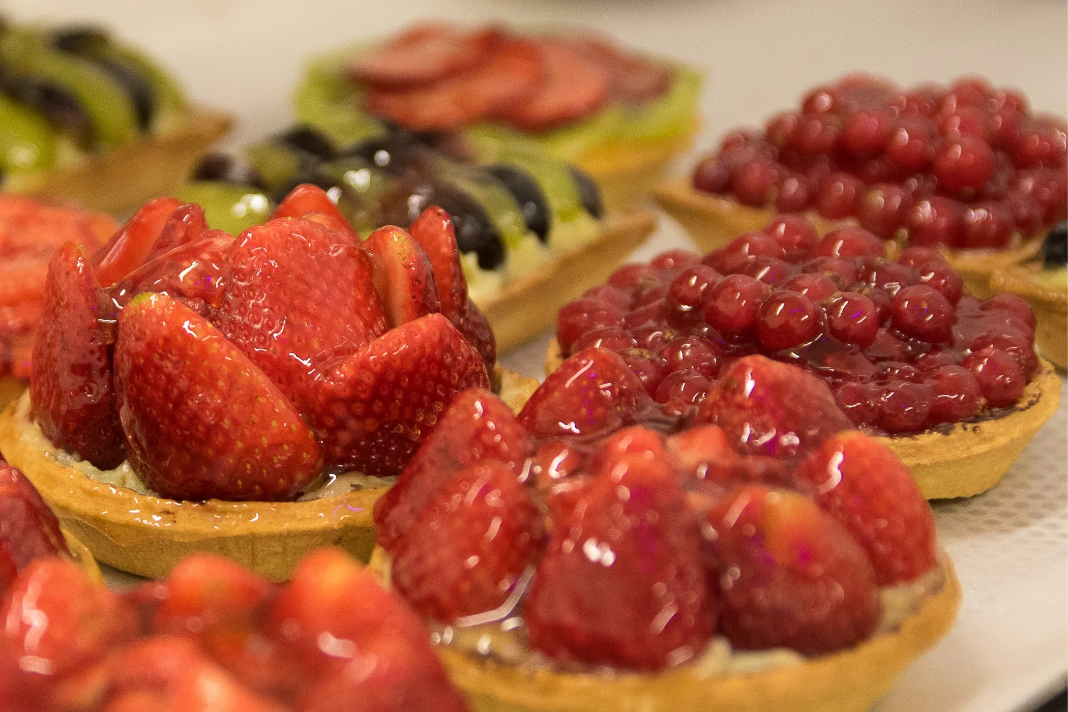 Tartes aux fruits — fraises et fruits rouges